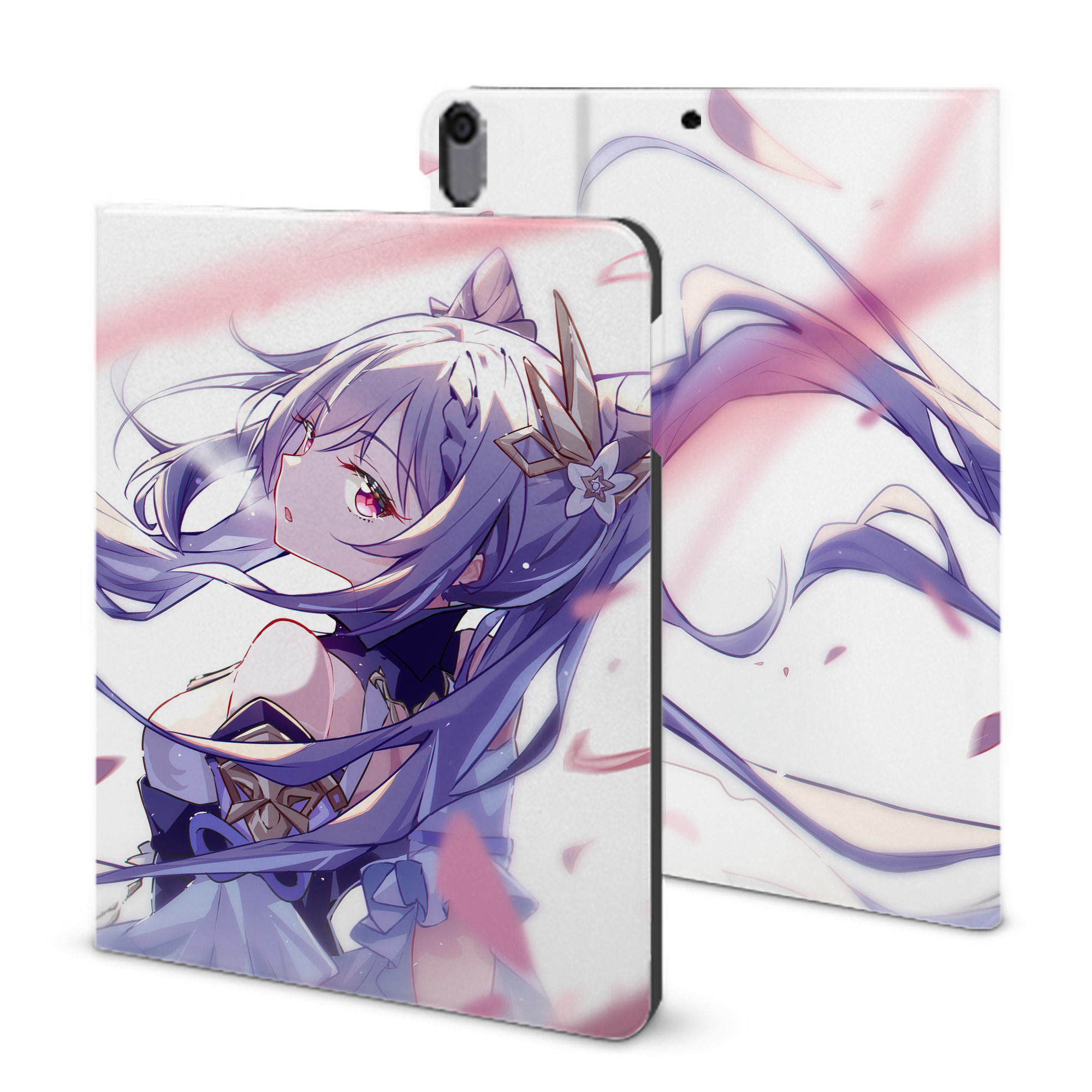 げんし神 genshin IPad ケース ブック型 PUレザー TPU 耐衝撃 軽量 薄型 ペン収納なし 全面保護 IPad 各モデル対応